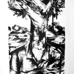 »Du in mir«, Lithografie, È.d‘a. 4 Blätter, Druckbild 51 x 37 cm, Format 70 x 50 cm, 2010