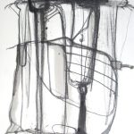 "Landschaft" Bleistift laviert auf Papier, 2000